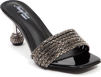 Sassy Crystal Slide Sandal