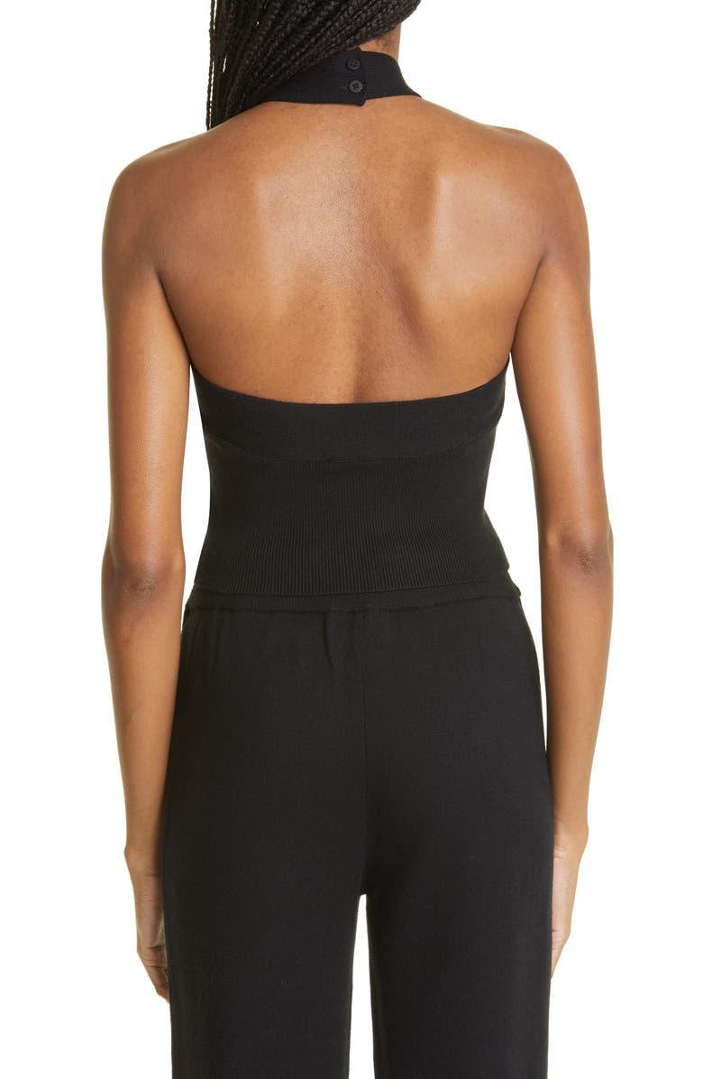 Monrow Supersoft Halter Sleeveless Knit Sweater, Alternate, color, 