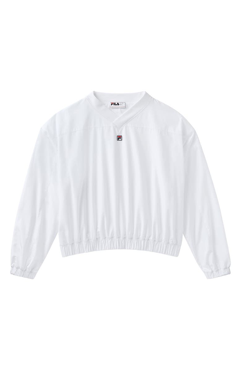 FILA x Hailey Windbreaker, Alternate, color, White
