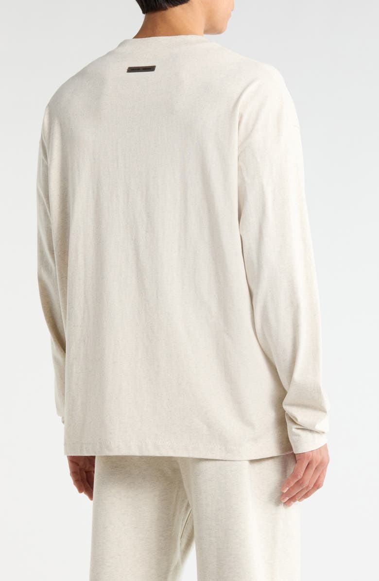Fear of God Essentials Classic Fit Long Sleeve T-Shirt, Alternate, color, Oatmeal Heather