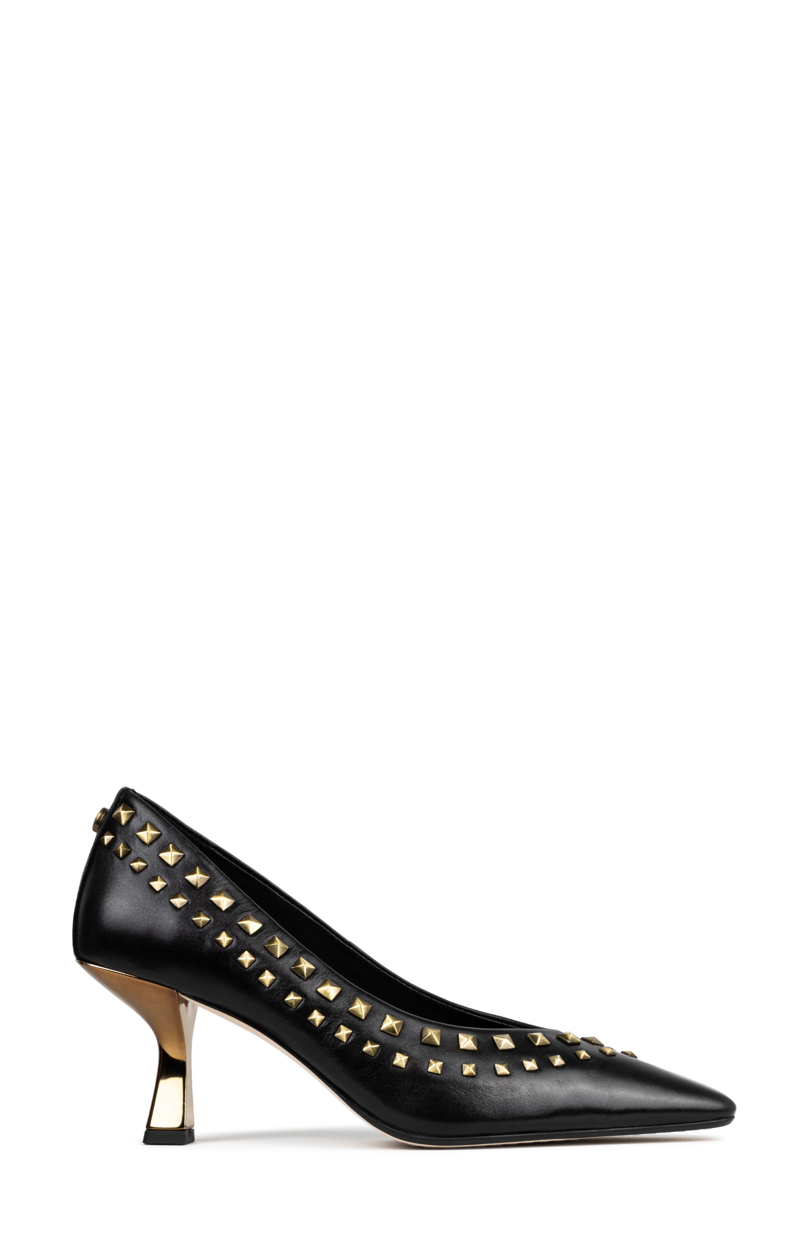 Donald Pliner Studded Square Toe Pump, Alternate, color, 