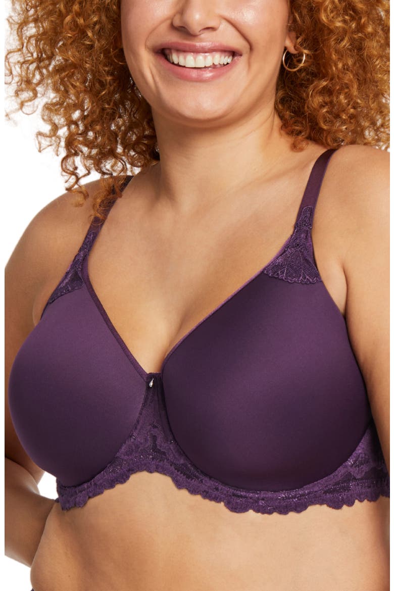 Royale Sublime Underwire Bra, Alternate, color, PINOT