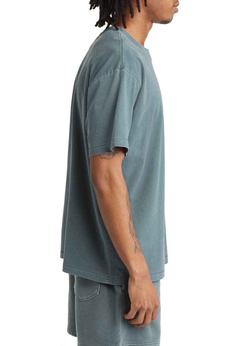 Core Oversize Organic Cotton Jersey T-Shirt, Alternate, color, VINTAGE SLATE