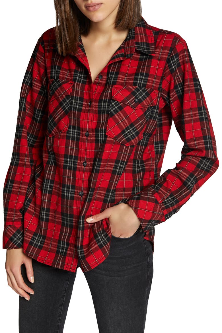 Boyfriend for Life Shirt, Main, color, STELLA PLAID
