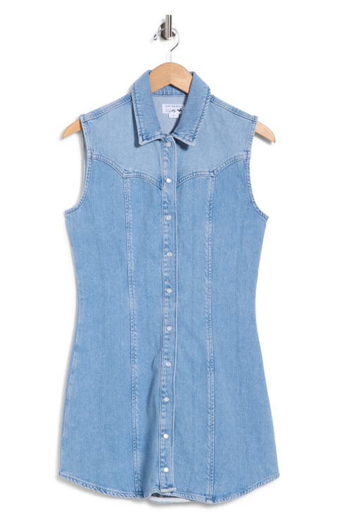Dolly Sleeveless Denim Minidress
