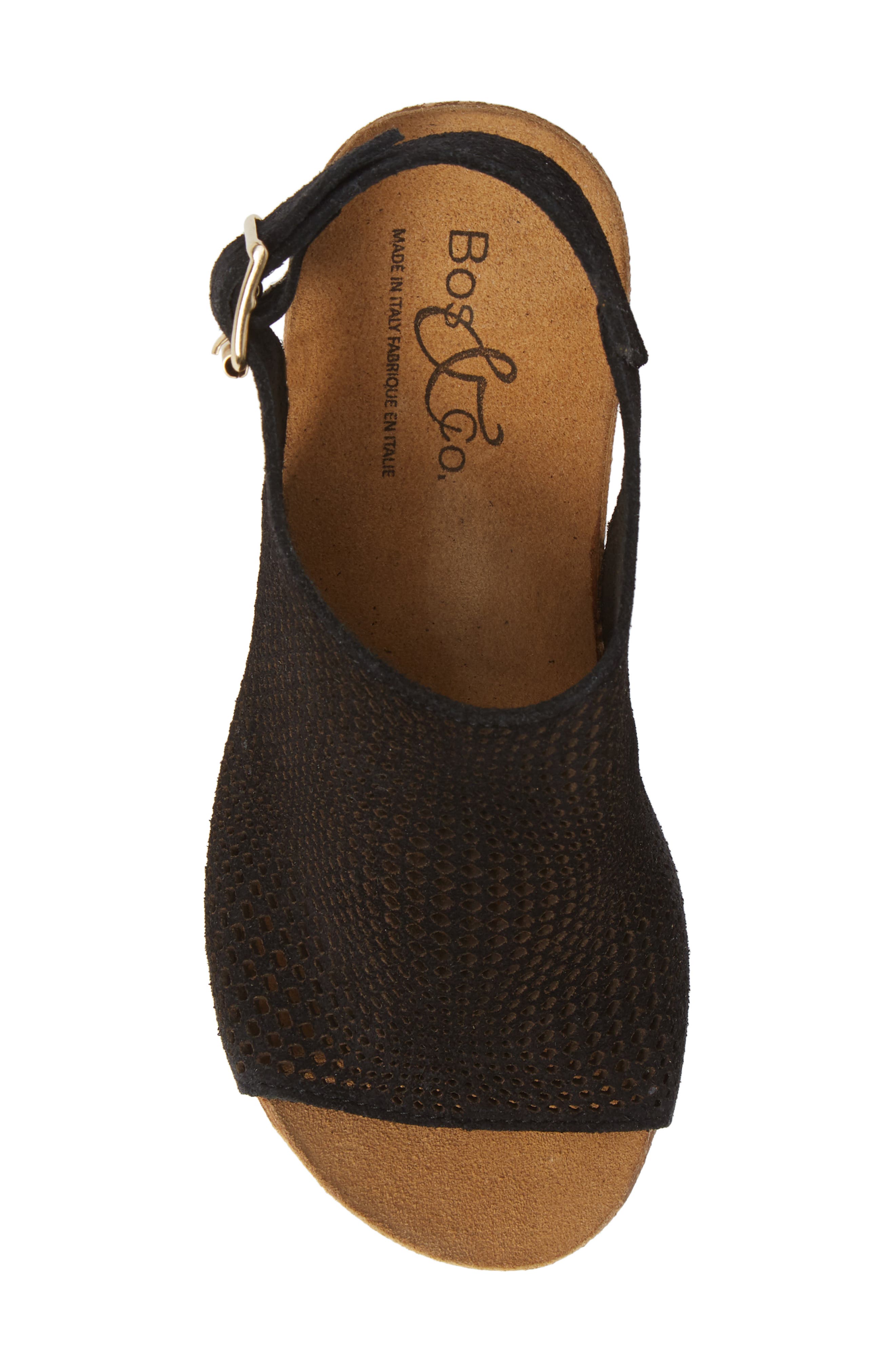 Bos. & Co. Savona Wedge Sandal, Alternate, color, 