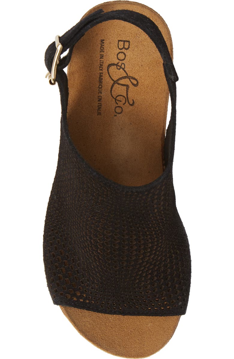 Bos. & Co. Savona Wedge Sandal, Alternate, color,