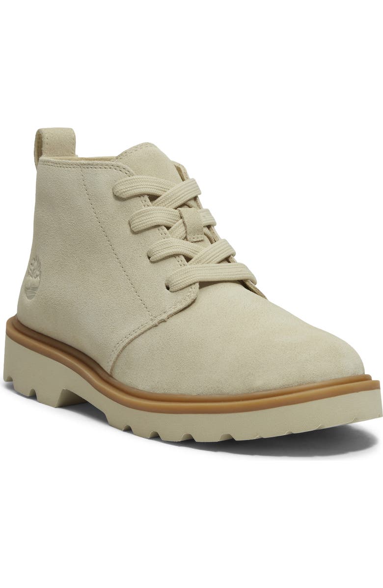 Timberland Rowan Way Mid Chukka Boot, Main, color, Light Beige Suede