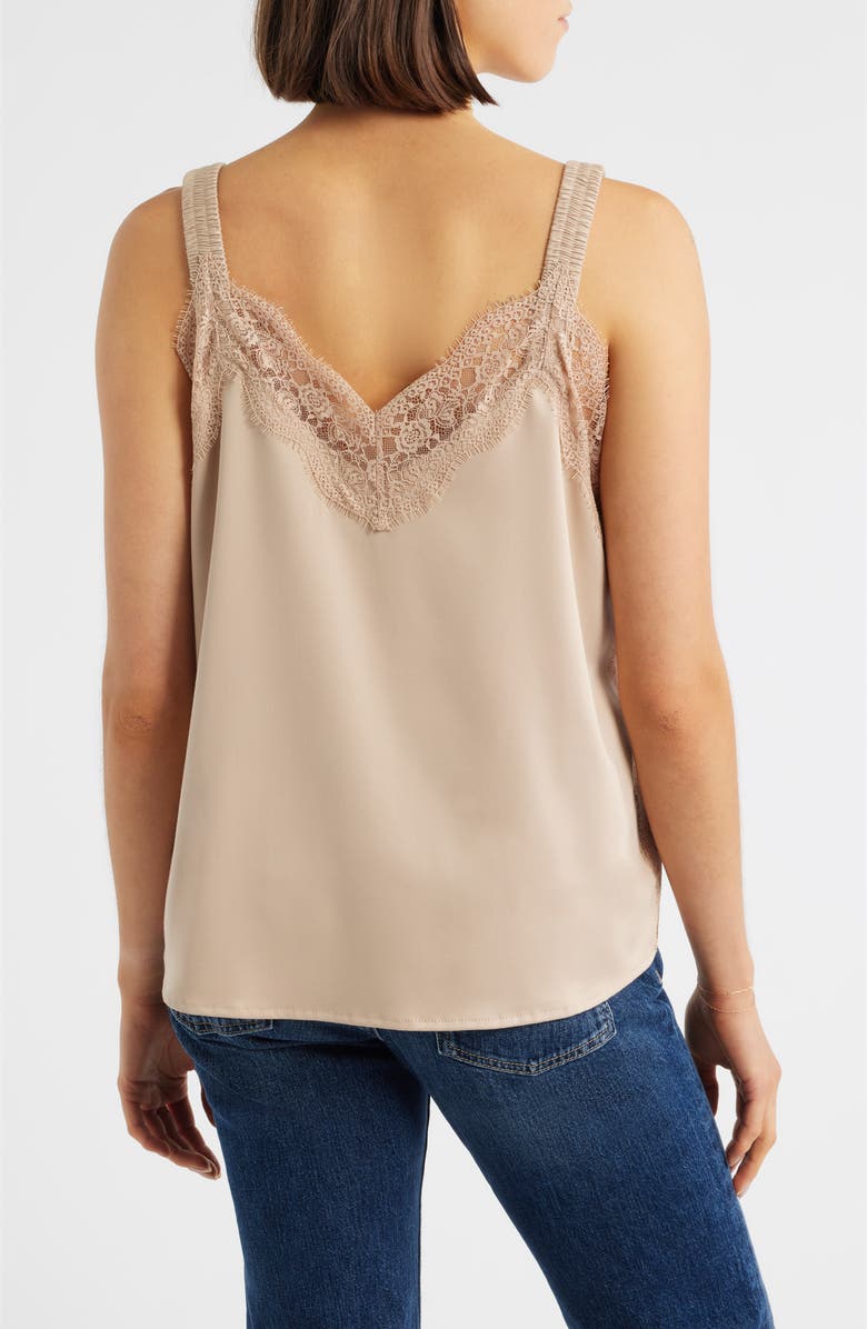 Wit 
Wisdom Lace Detail Camisole, Alternate, color, Pale Oak