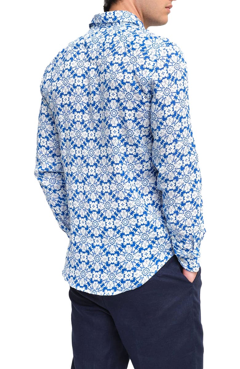 Peninsula Swimwear Casuzze Linen Shirt, Alternate, color, 