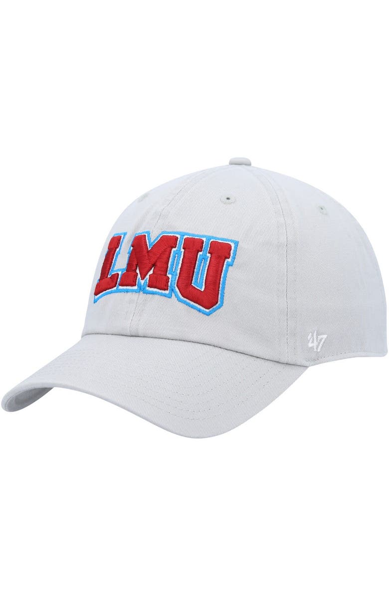'47 Men's '47 Gray Loyola Marymount Lions Clean Up Adjustable Hat, Main, color, 