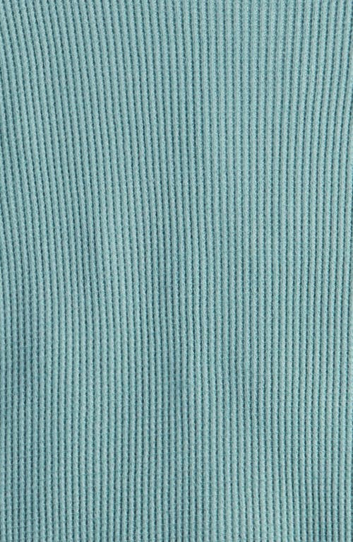 Nordstrom Waffle Knit Cotton Romper In Green