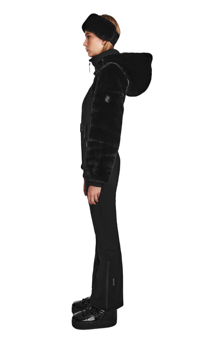 Rudsak DESTINY WOMEN'S ONE-PIECE SKI SUIT WITH FAUX FUR, Alternate, color,