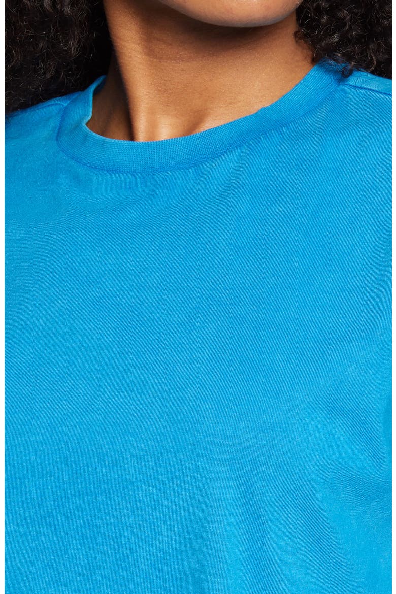 Cool Girl Crop T-Shirt, Alternate, color, BLUE GREECE
