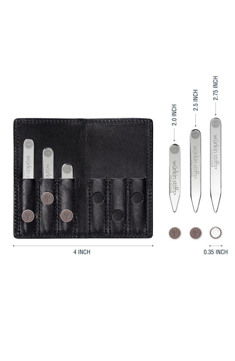 Würkin Stiffs Magnetic Collar Stay Set, Alternate, color, 