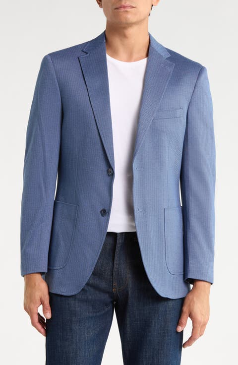 Herringbone Knit Sport Coat