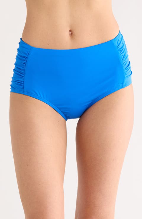 Shirred Bikini Bottoms