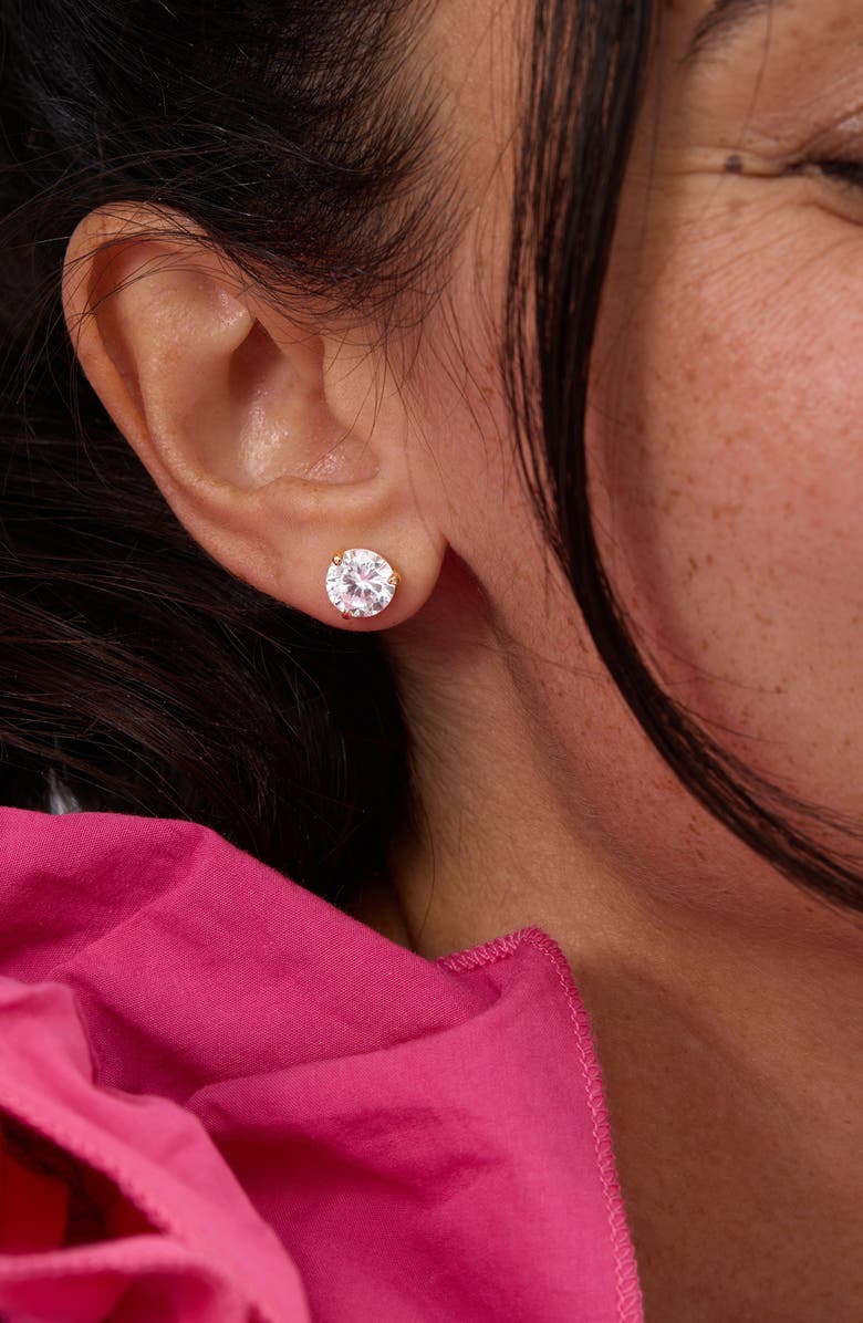 Melinda Maria Not Your Basic Stud Earrings, Alternate, color, Gold-White