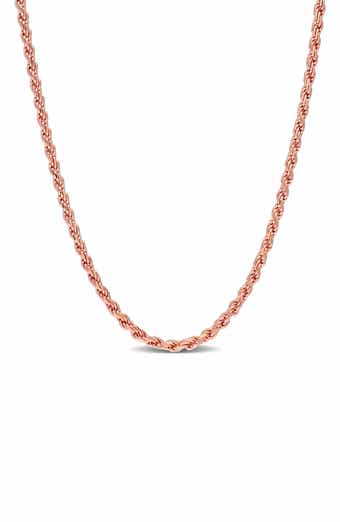 DELMAR 2.2mm Rope Chain Necklace
