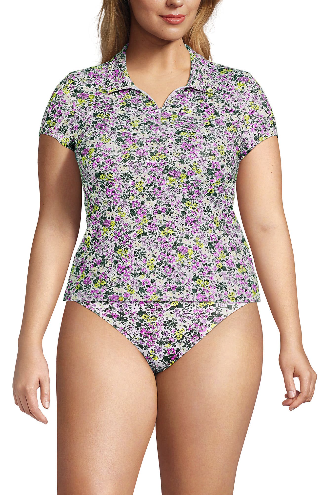 White Multi Ditsy Floral