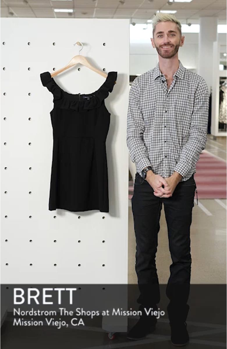 Whisper Ruffle Minidress, sales video thumbnail