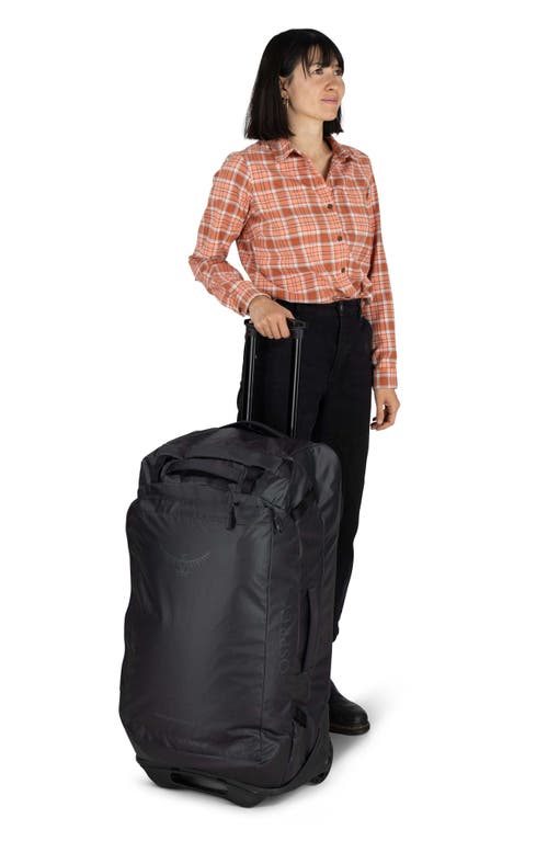 Osprey Transporter 90-liter Duffle Wheeled Luggage In Raven Black/black