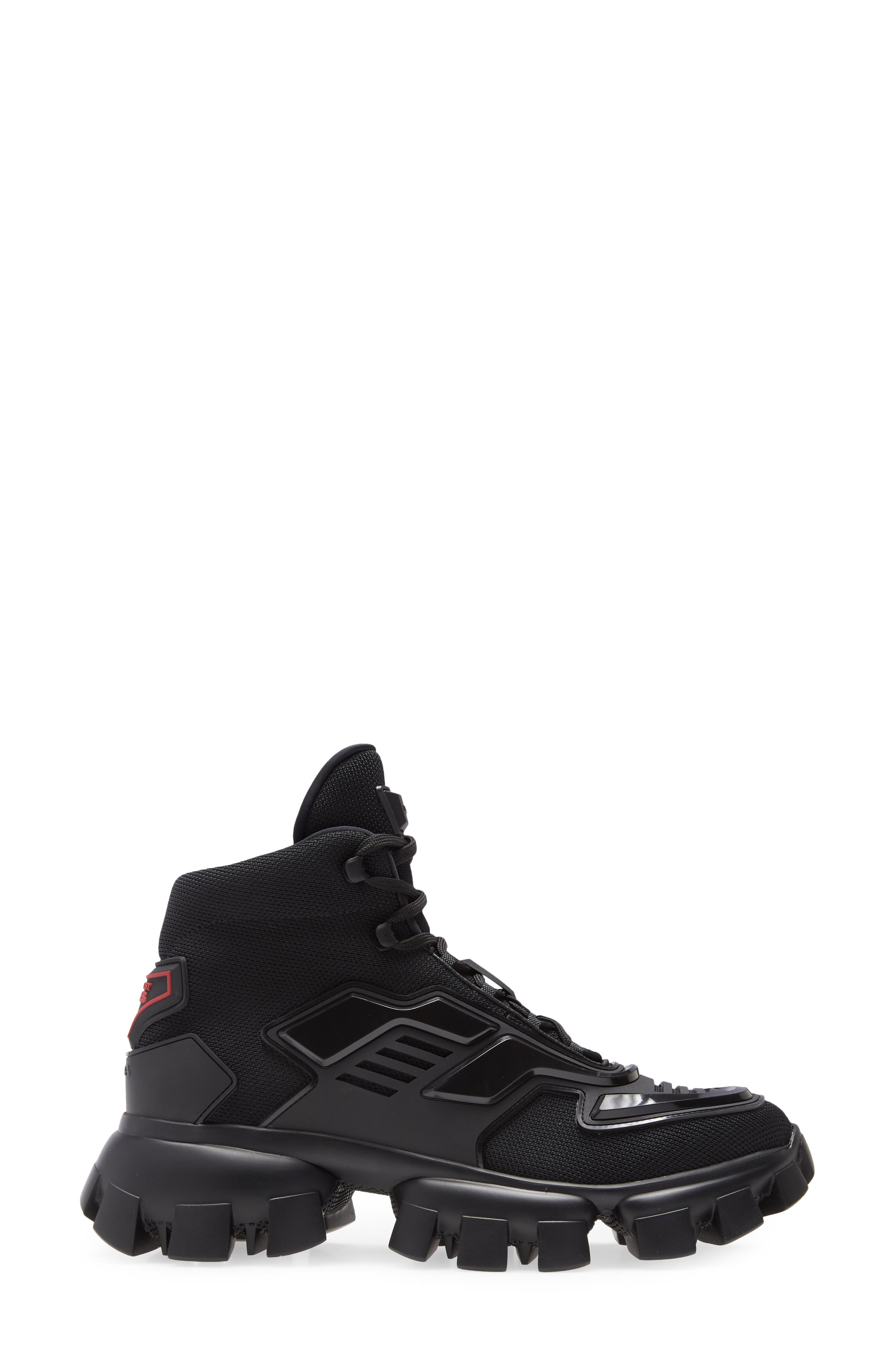 Prada Cloudbust Thunder High Top Sneaker, Alternate, color, 