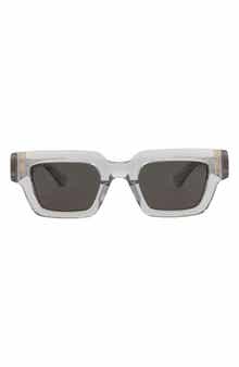 Bottega Veneta 49mm Rectangular Sunglasses