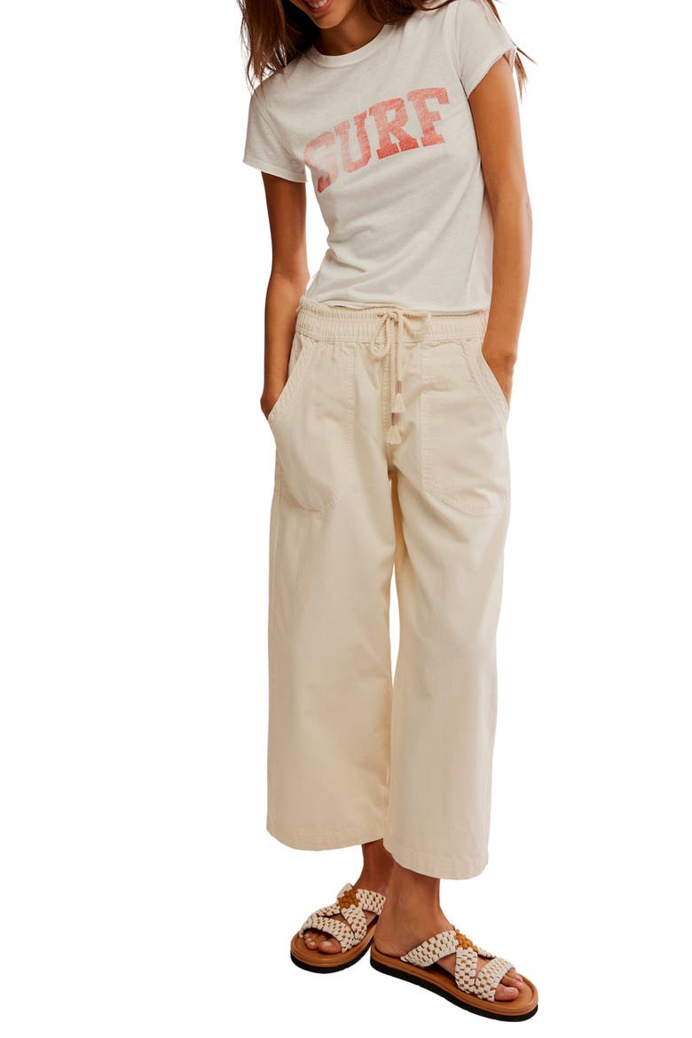 Easy Peasy Wide Leg Drawstring Pants, Alternate, color, IRIE