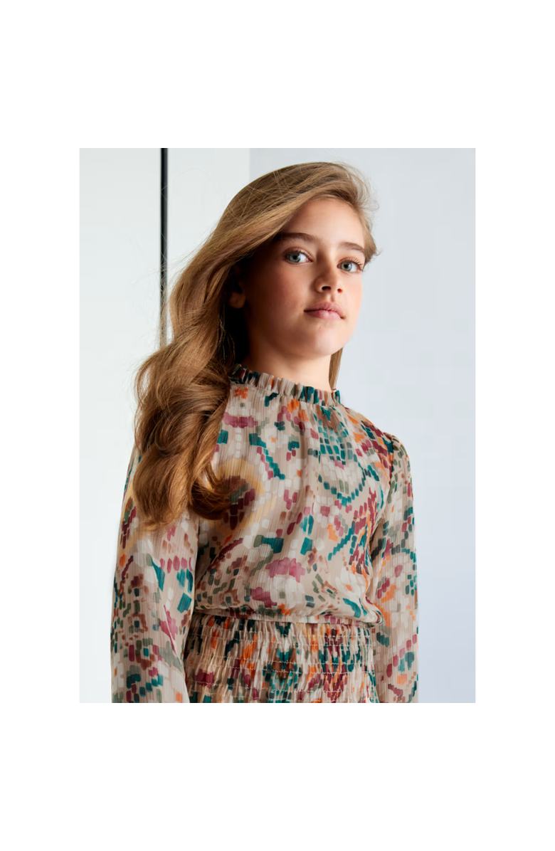 Mayoral Print Dress, Alternate, color,