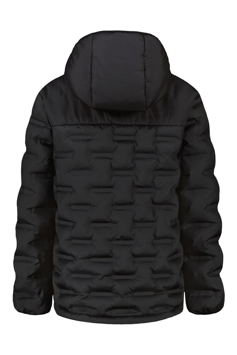 Kids' Bonded Quilt Puffer Jacket, Alternate, color, BLACK