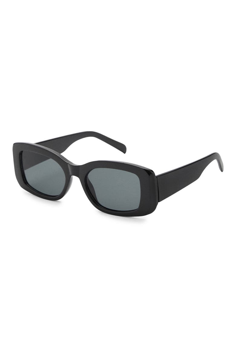 Square Sunglasses, Main, color, BLACK
