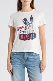 Junk Food Punk Over Heels Graphic T-Shirt