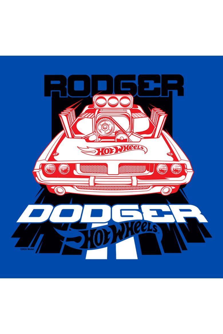 Boy's Hot Wheels Bold Rodger Dodger  Graphic T-Shirt, Alternate, color, Royal Blue
