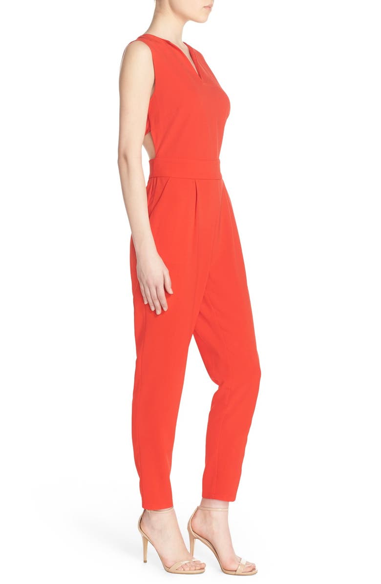 BB Dakota by Steve Madden BB Dakota 'Keegan' Cutout Crepe Jumpsuit, Alternate, color, 