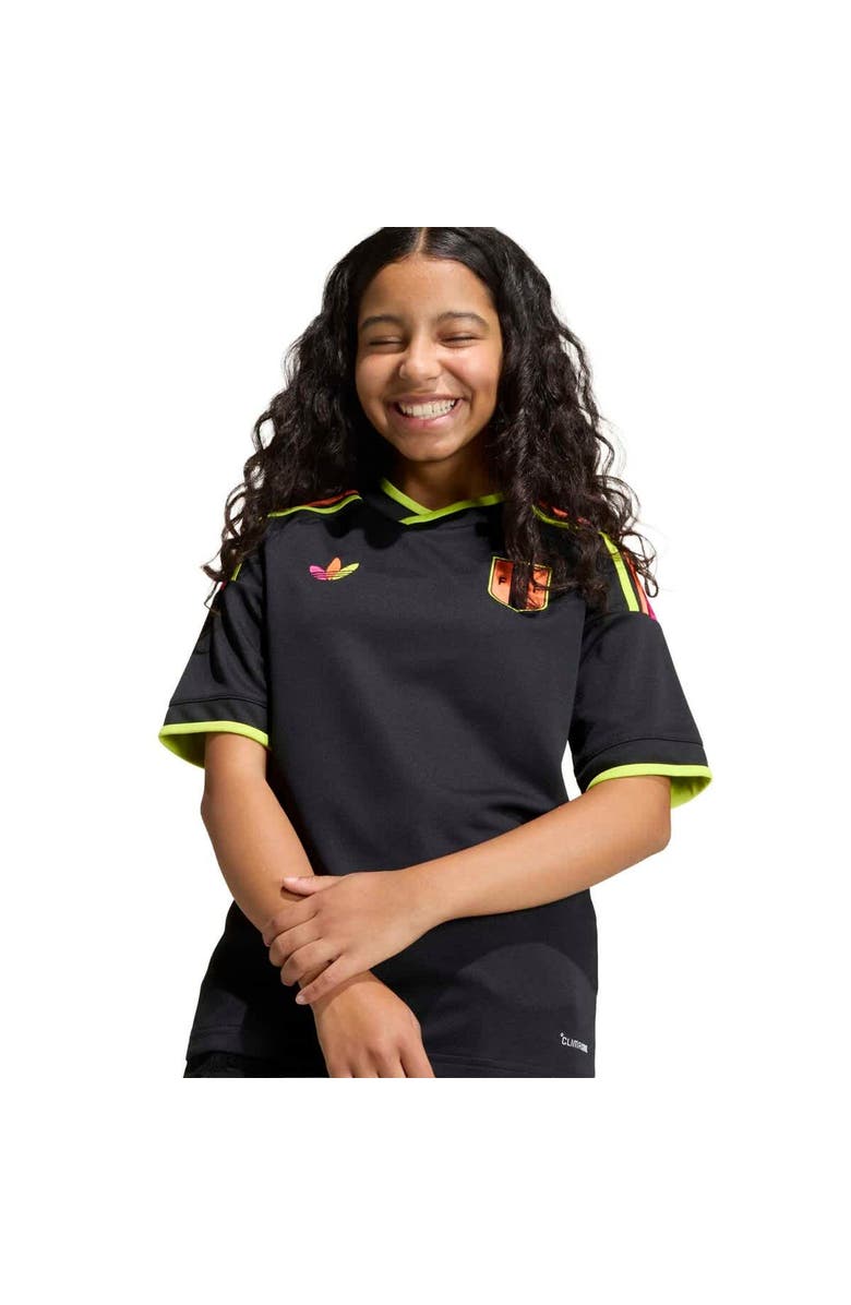 adidas Youth adidas  Black Peru National Team 2026 Away Replica Jersey, Alternate, color, Black