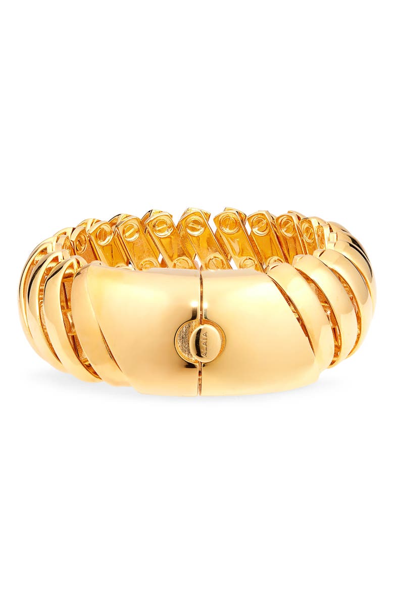 Alaïa Motion Transformable Bracelet or Necklace, Main, color, Or