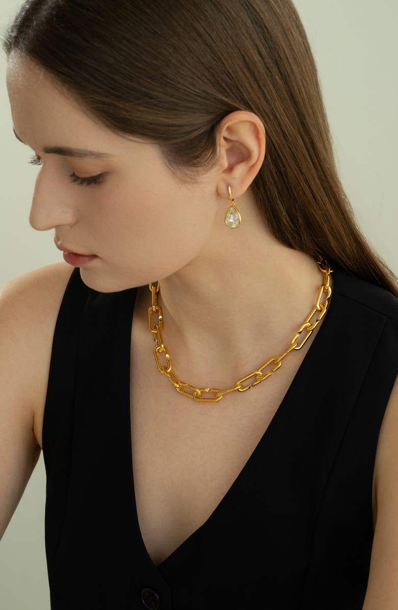 Bearfruit Jewelry Sterling Silver 18k Gold Plated Camille Earrings Holiday Gift Idea, Alternate, color, Gold