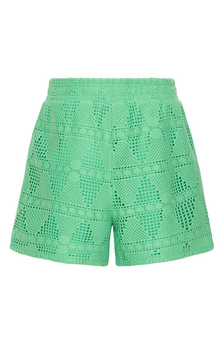 ICHI Open Stitch Knit Shorts, Alternate, color, 