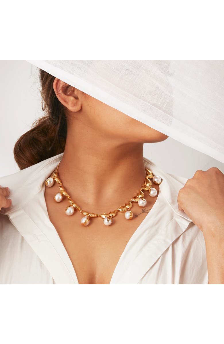 Dhwani Bansal ZOONI NECKLACE, Alternate, color, Gold Plated