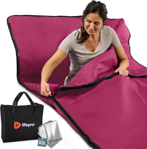 RejuvaWrap Infrared Sauna Blanket for Detox & Relaxation Low EMF Carbon Fiber Heating  9Temp Levels