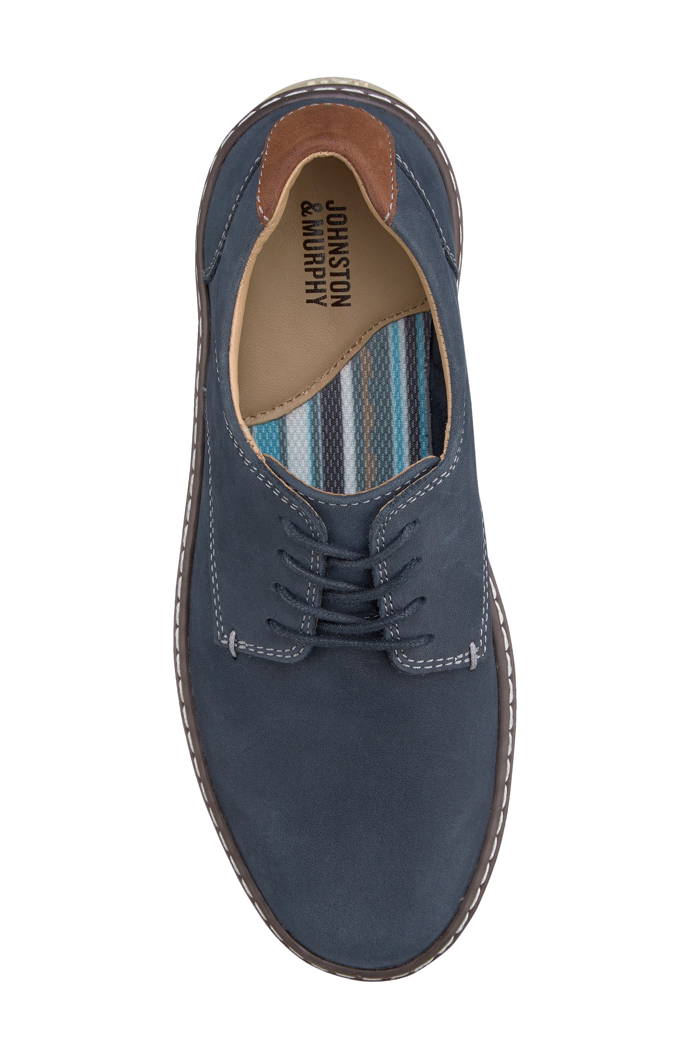 Kids' McGuffey Plain Toe Derby, Alternate, color, NAVY OILED NUBUCK