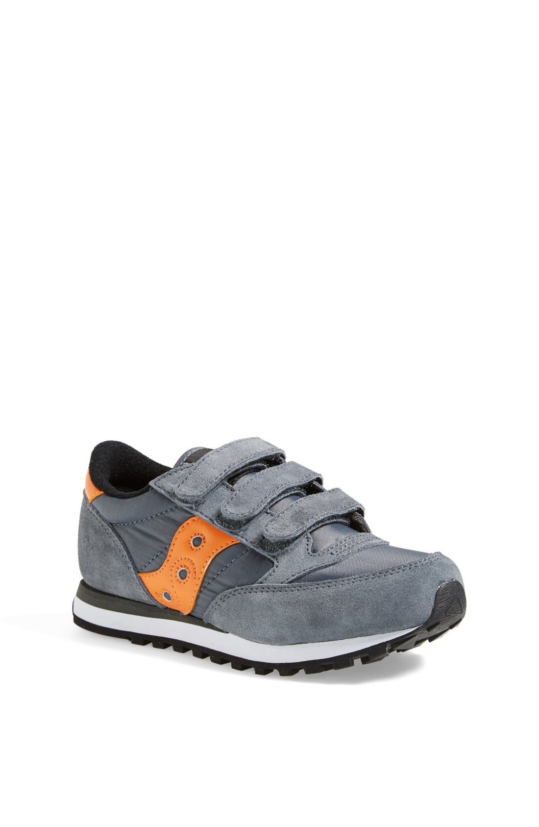 'Jazz' Sneaker, Main, color, GREY/ ORANGE
