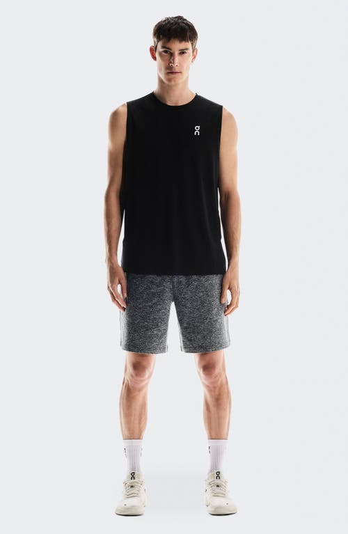 On Court Logo-print Recycled Stretch-jersey Tennis Tank Top In Black