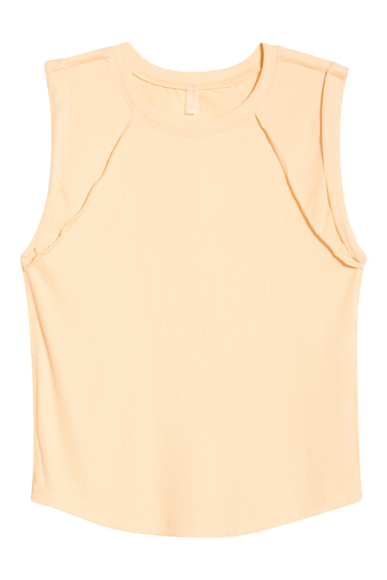 Love My Twist Muscle Tee, Alternate, color, PINA COLADA