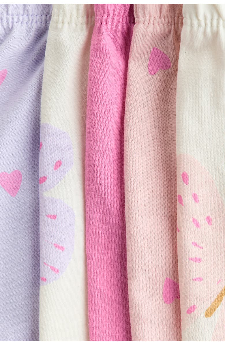 H&M 5-pack Cotton Shorts, Alternate, color, Pink/Patterned
