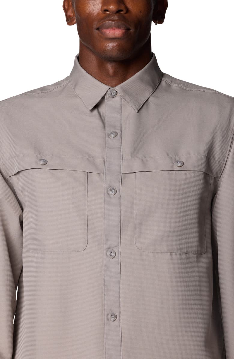 Mountain Hardwear Sun Drift Cooling Long Sleeve Shirt, Alternate, color, Approaching Storm