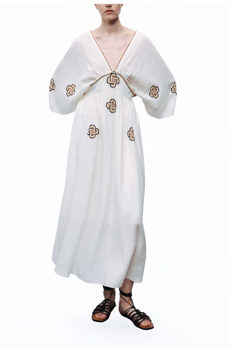 Nocturne Maxi Dress with Embroidery Details, Alternate, color, 