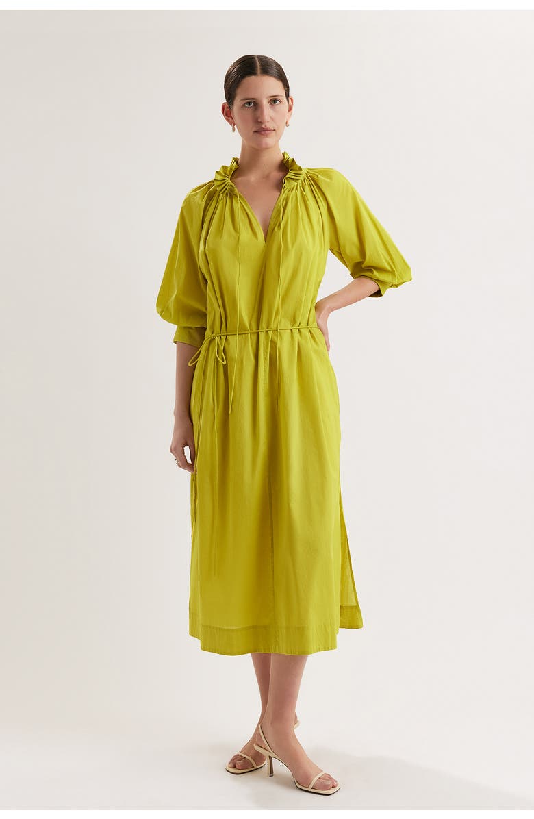 Merlette Shore Dress, Main, color, Lime