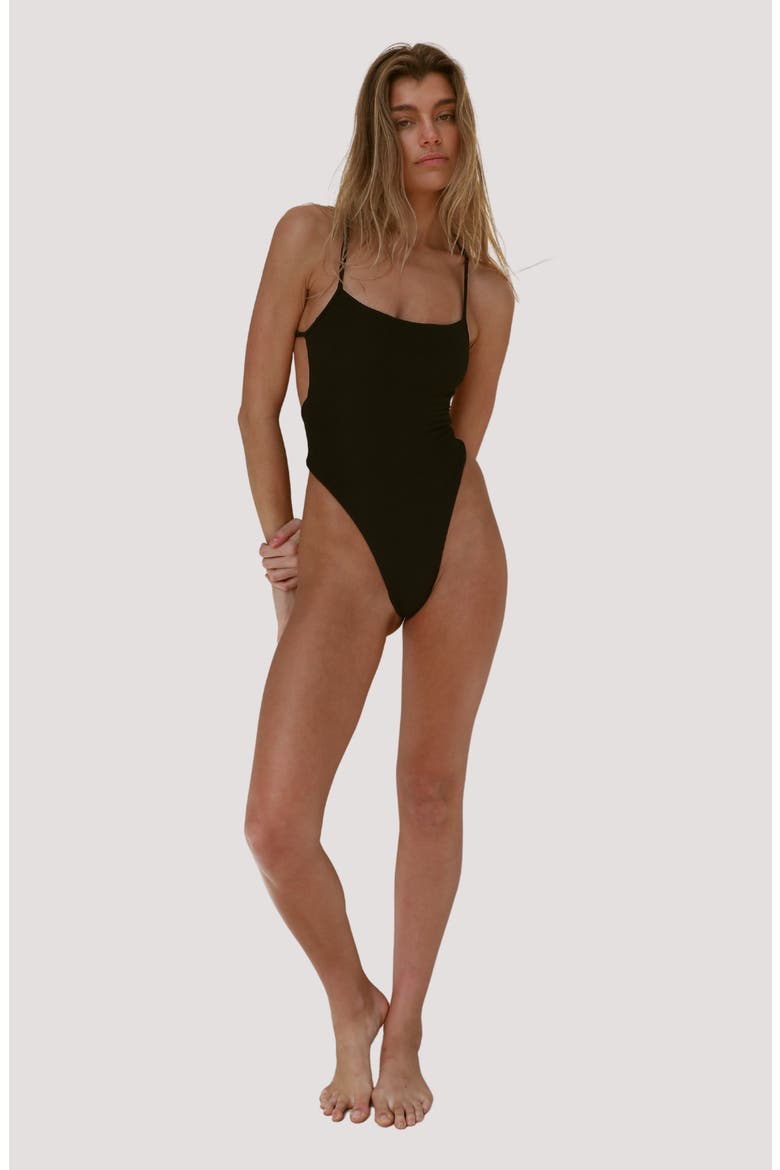 Tahlia One-Piece Swimsuit, Alternate, color, STONE RIPPLE